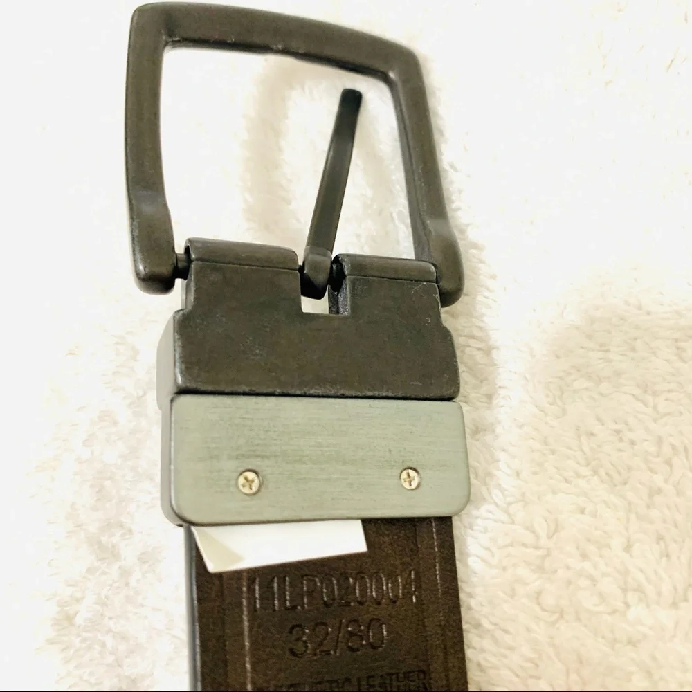 LEVI’S reversible Black/Brown leather belt 32/80